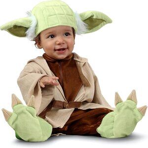 Yoda costume for baby (0-3M)